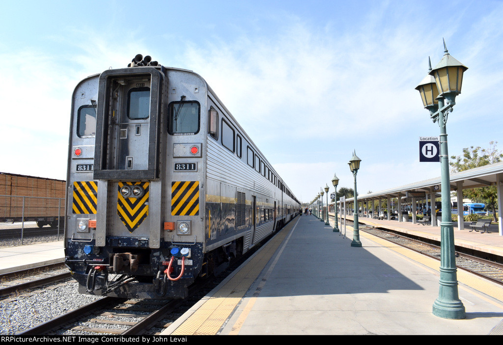 California Car Cab Control/Coach # 8311 on the rear of Amtrak Train # 715